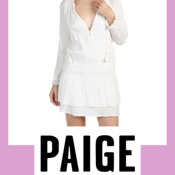 PAIGE Dresses & Skirts - Paige White Lemay Dress Size M